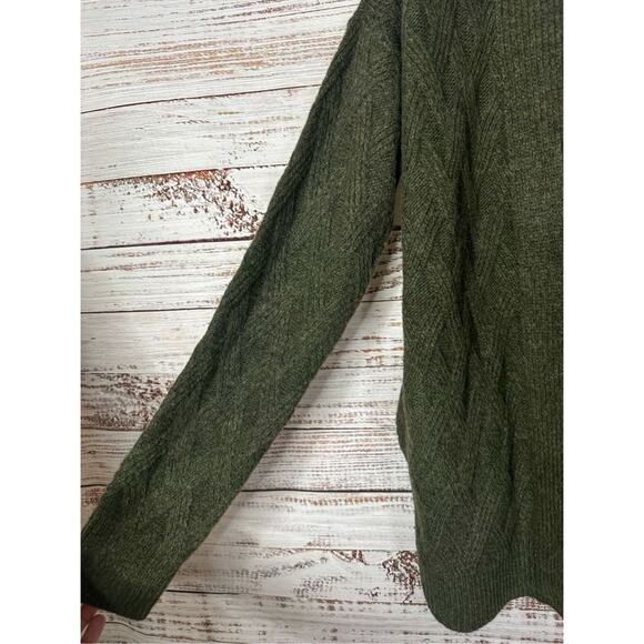 Croft & Barrow Women's Relaxed Fit Open Front Tunic Cardigan Meadow Green Small - Picture 6 of 10